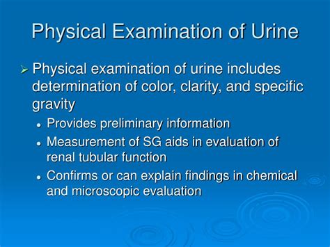 Urinalysis Ch 4 MC 